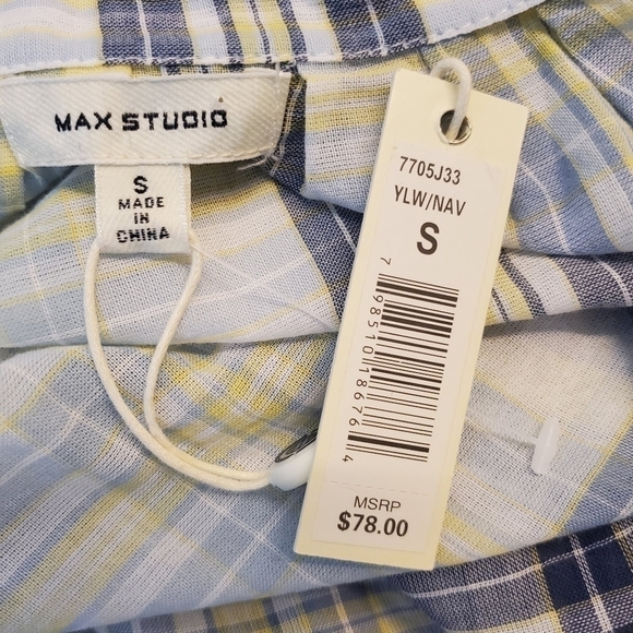 𝅺MAX Studio Off Shoulder Blouse Size S - Picture 7 of 7